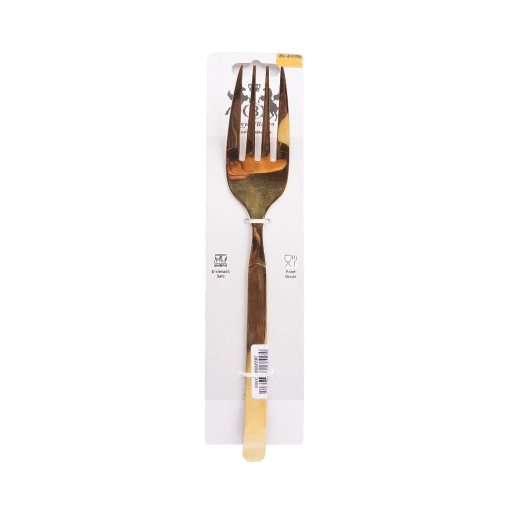 2022060011459_2 FORK SERVING GOLD ROYAL BISTRO JY3005 - Image 1
