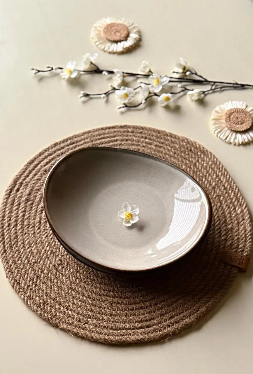 Deep-Ova-Plates-8-inch-Set-of-2-The-Home-Palette-43124232225067 Deep Plates 8 inch - Set of 2 - Image 1