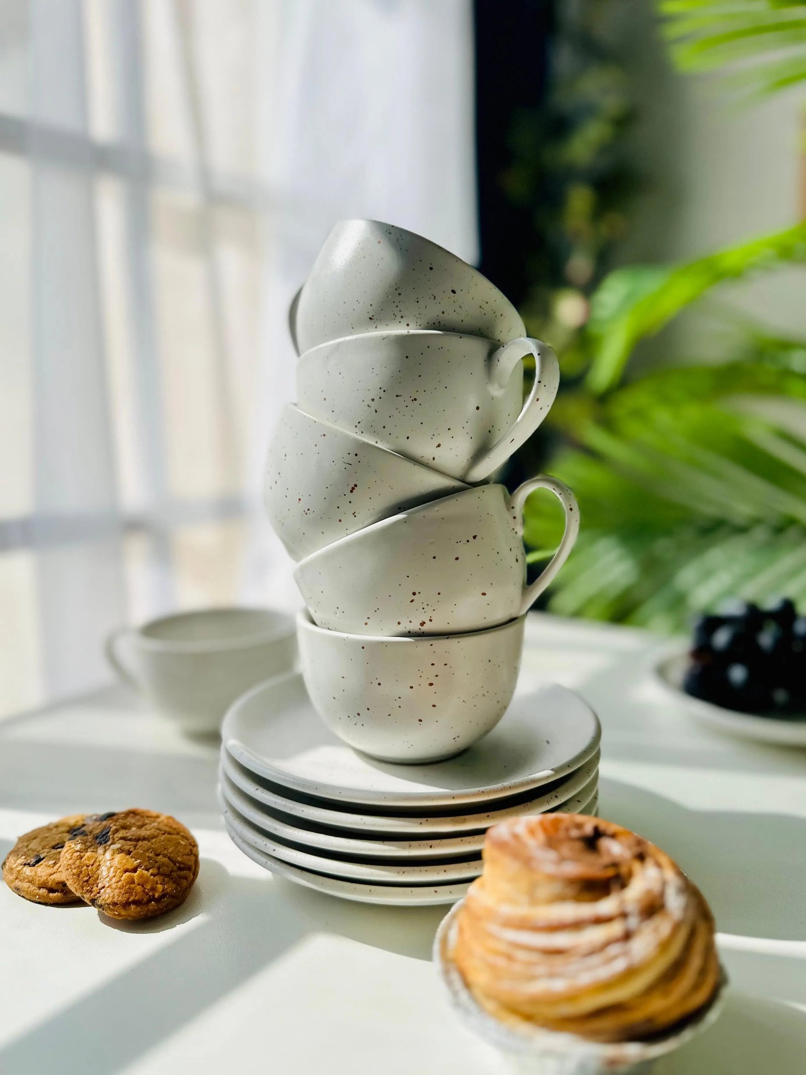 Selin-Tea-Set-Ivory-White-The-Home-Palette-42004881670443 Tea Set - White - Image 1